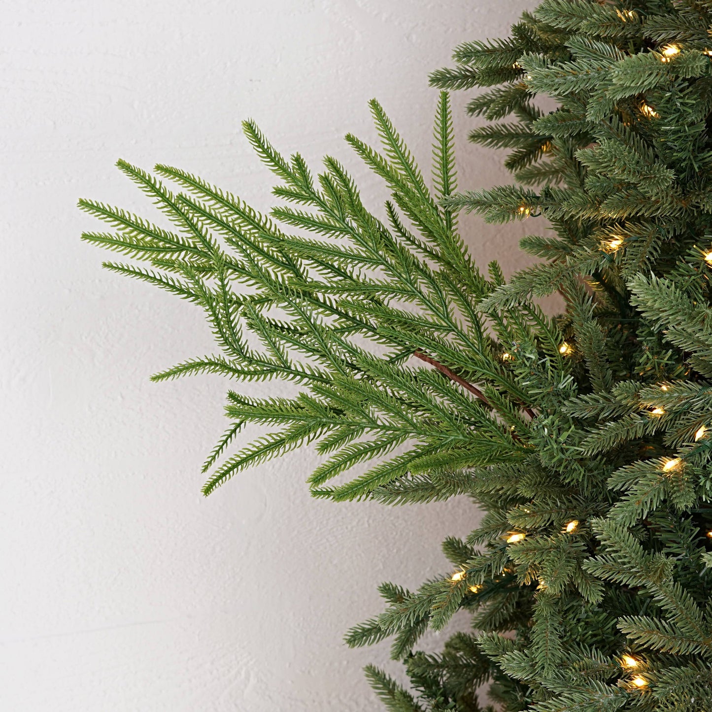 24 Inch Soft touch Evergreen Norfolk Pines Spray