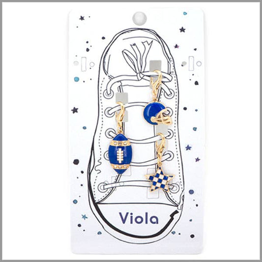Gameday Charms! Football, Helmet, and Star.