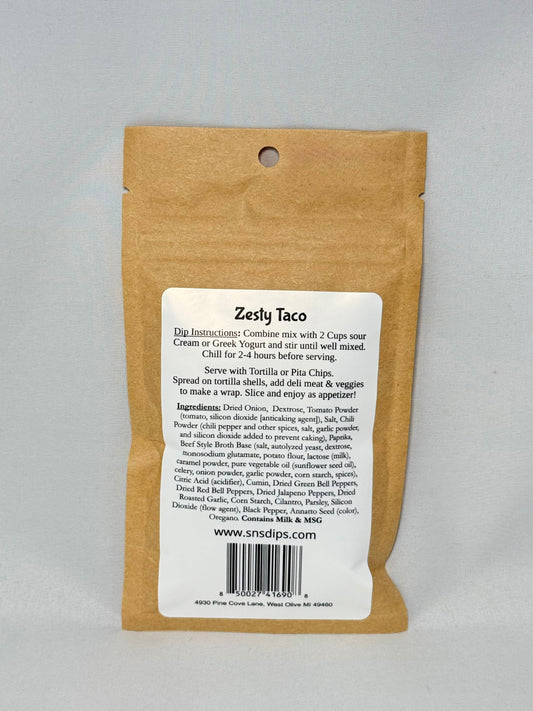 Zesty Taco Dip Mix