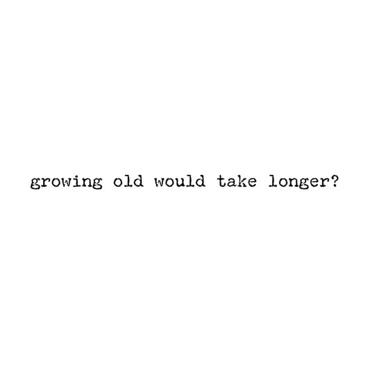 Growing Old Greeting Card