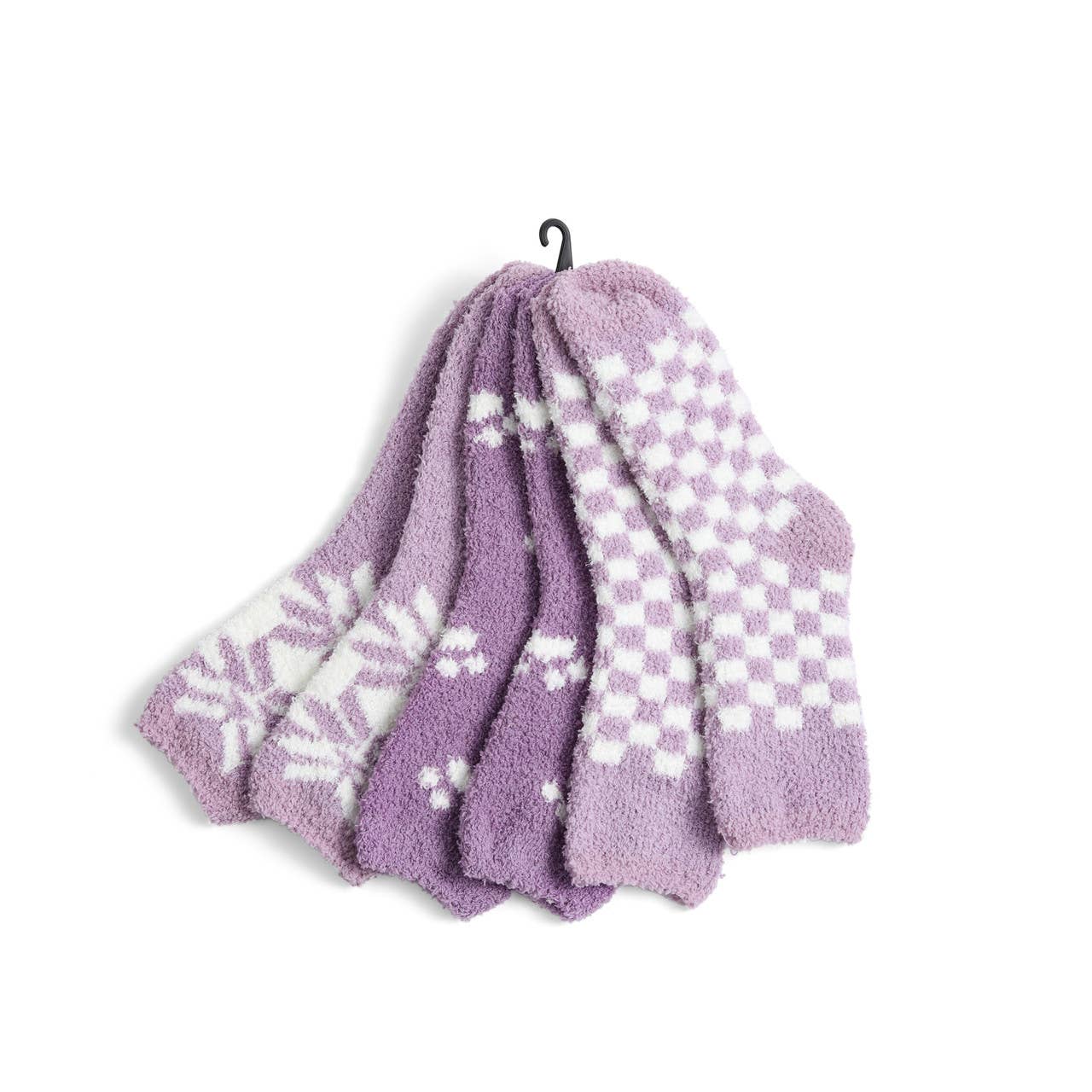 Ladies Fuzzy Socks - 3 Pair Set