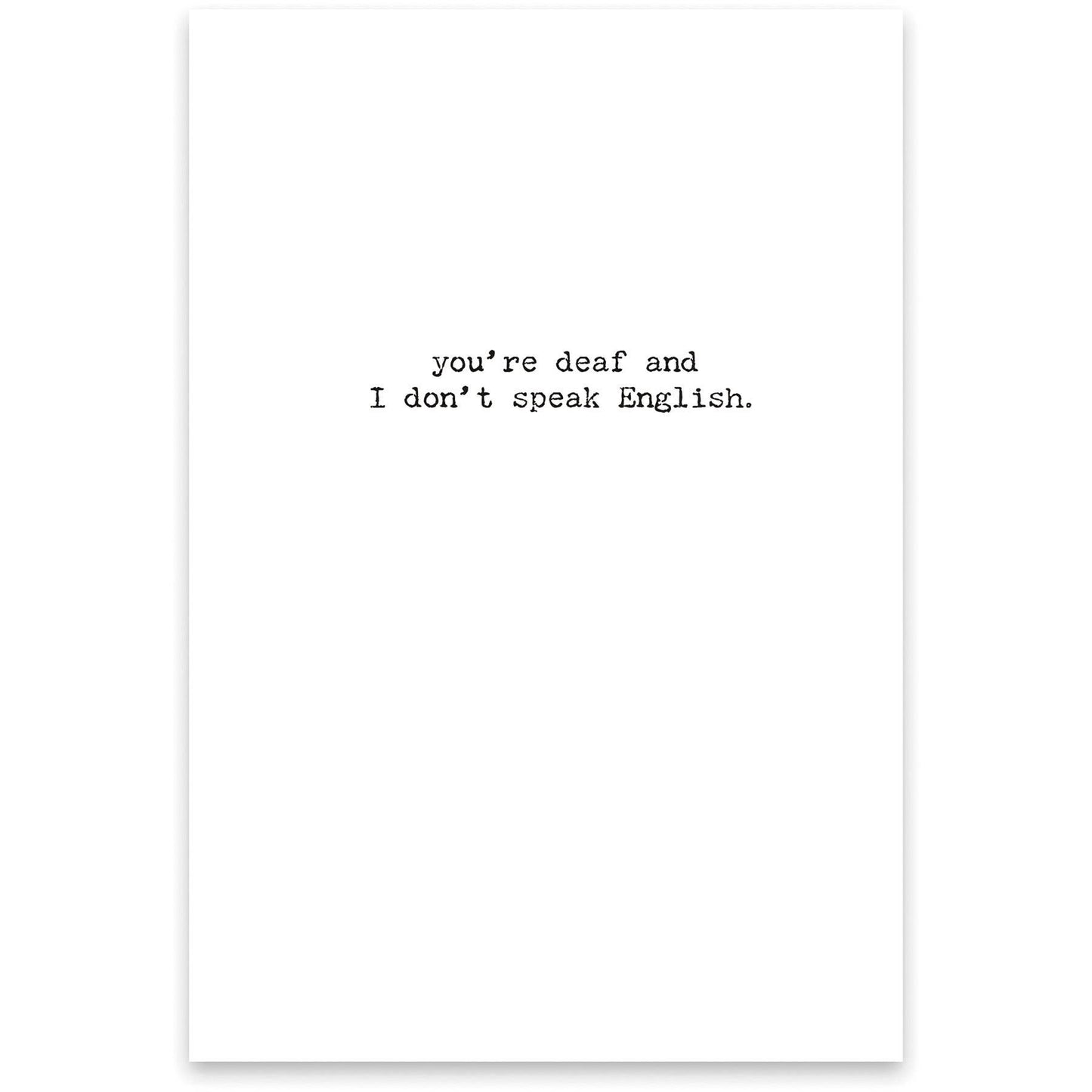 Get Caught Greeting Card