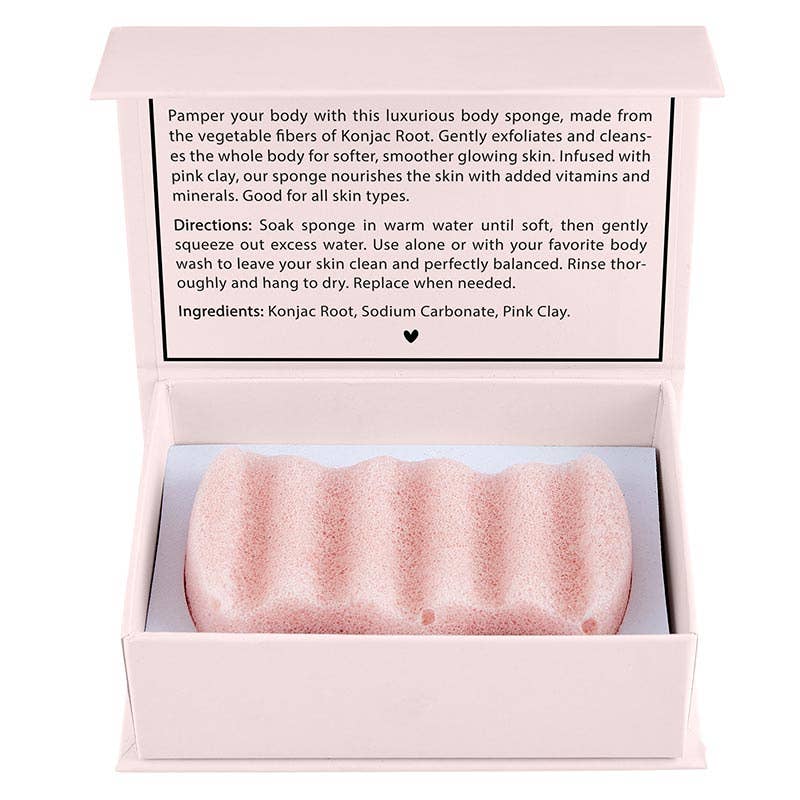 Konjac Body Sponge - Blush