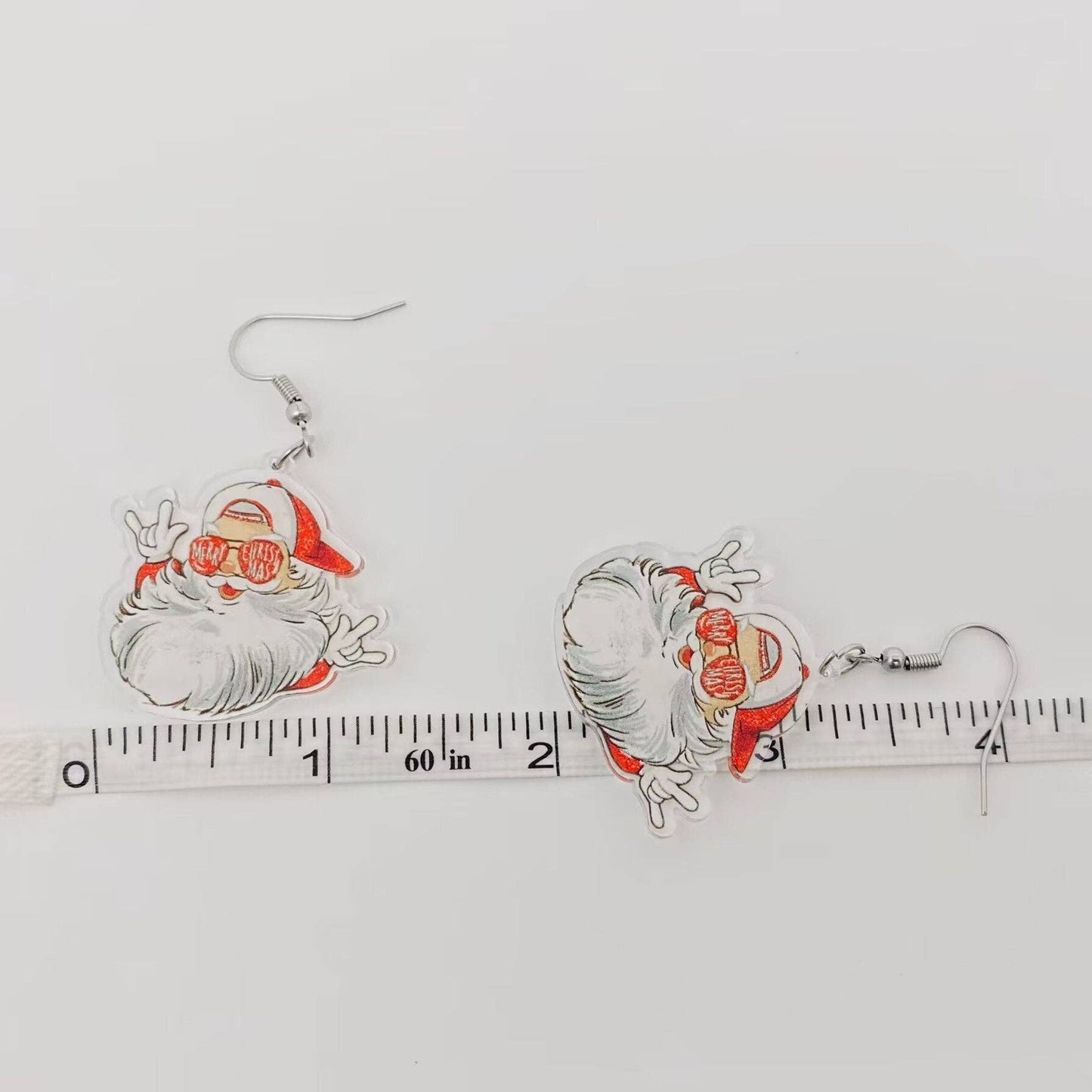 "Cool" Santa Dangle Earrings