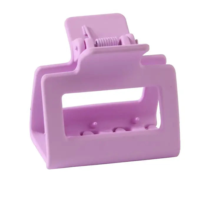 Purple Square Macaron Shark Clip