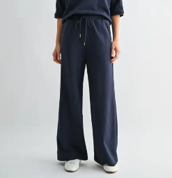 Navy Straight Leg Soft Pants