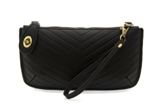 Black Quilted Mini Crossbody Bag