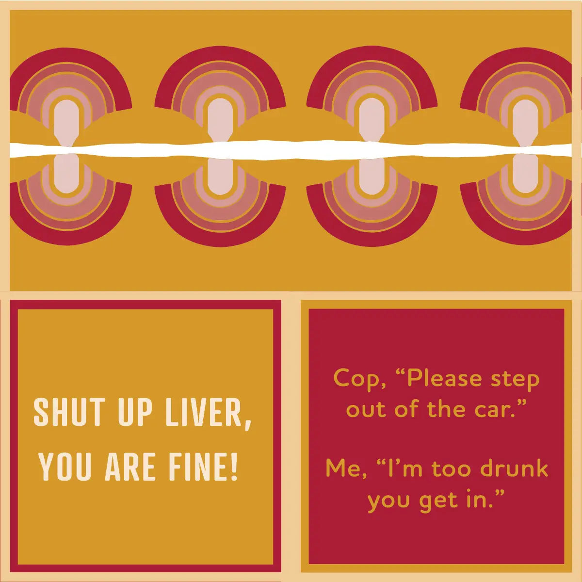 Too Drunk/Shut Up Liver Napkin