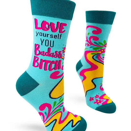 "Love Yourself..." Women's Crew Socks