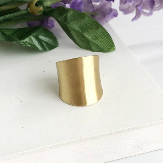 Fair Trade: Gold Concave Ring