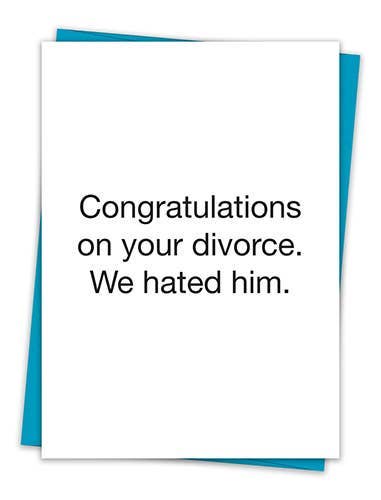 "We hated him" Greeting Card