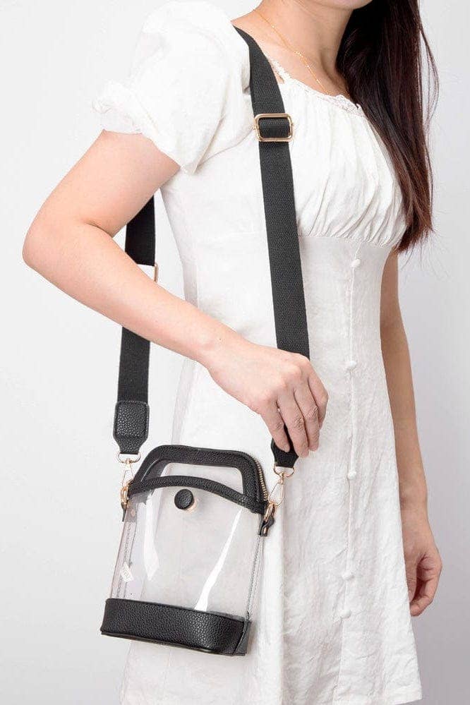 Leopard Clear Mini Crossbody Bag