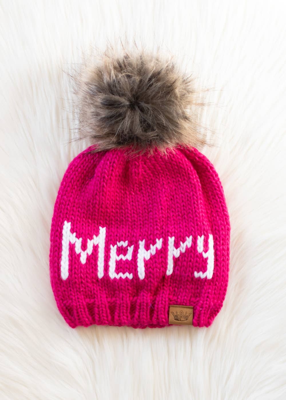 Magenta Merry Pom Hat