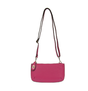 Fuchsia Mini Crossbody/Wristlet Bag