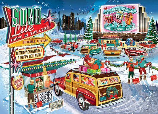 Holiday Drive In 1000pc puzzle