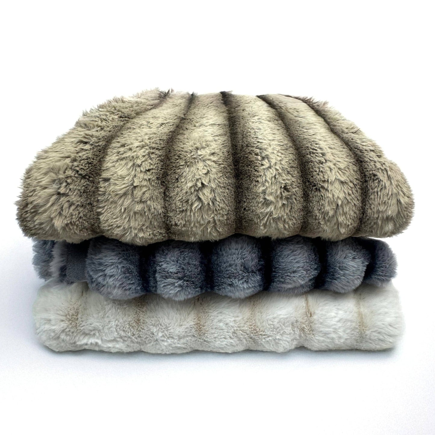 Brown Ultra Soft Faux Rabbit Fur Throw Blanket