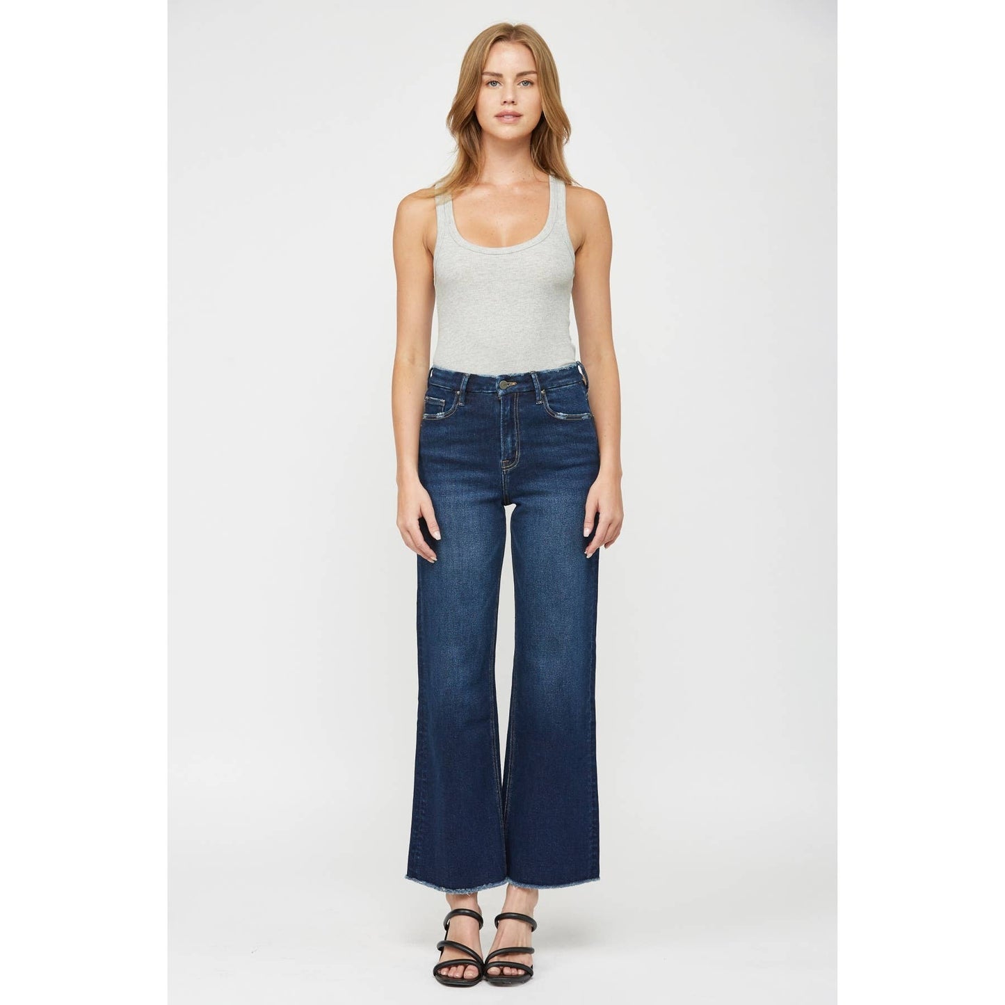 Mica Denim Festival Stretch High-Rise Wide Leg Jean