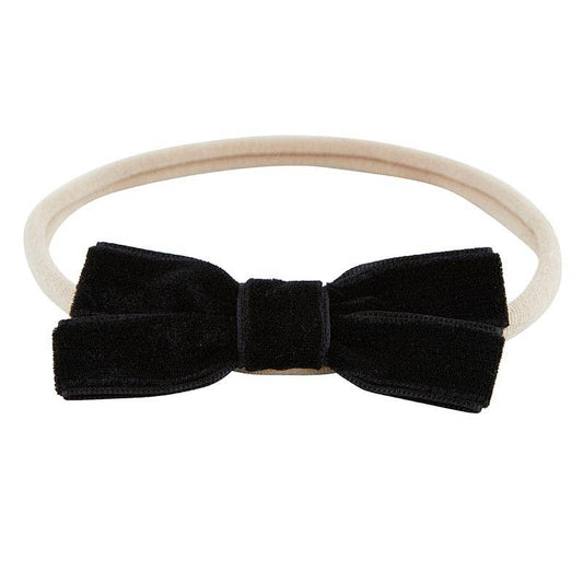 Fancy Baby Black Bow Headband Set