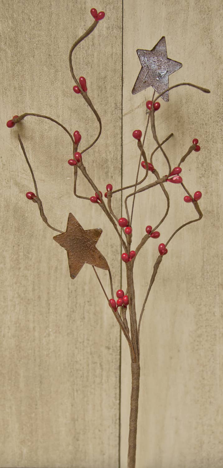 Red Pip & Star Pick 12"