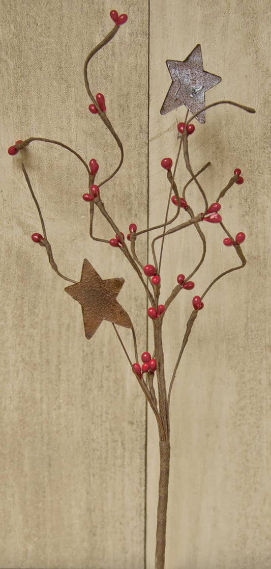 Red Pip & Star Pick 12"