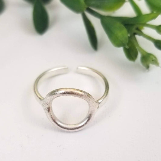 Fair Trade: Silver Petite Circle Ring