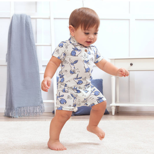 Baby Thumper Bamboo Shortie Romper