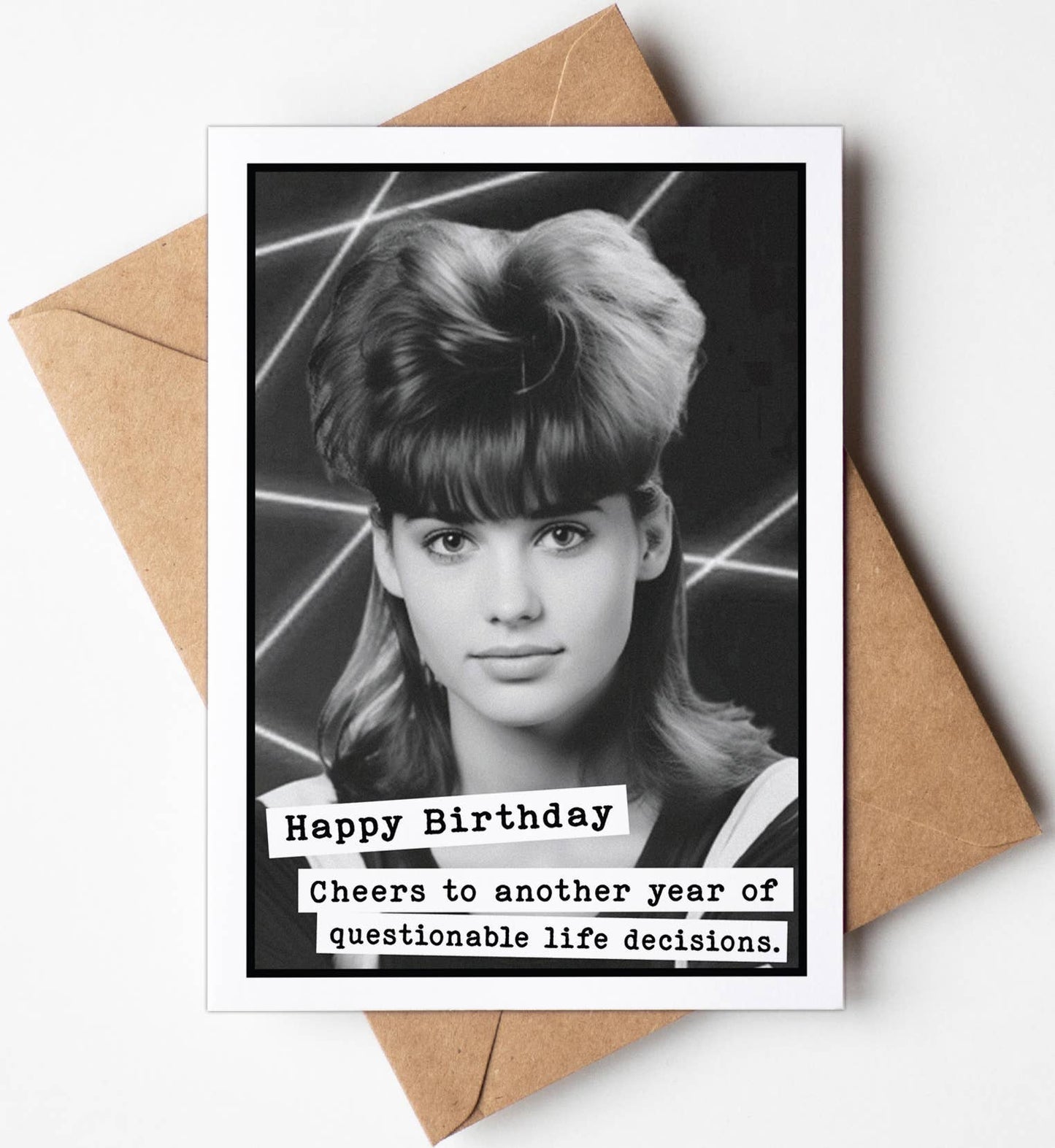"Questionable Life Decisions" Funny Birthday Greeting Cards for Women
