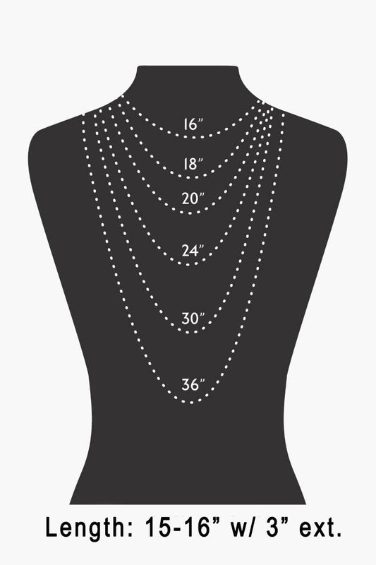 Layered Mixed Beaded Faceted Clover Pendant Necklace Set