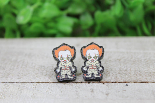Pennywise Halloween Stud Earrings