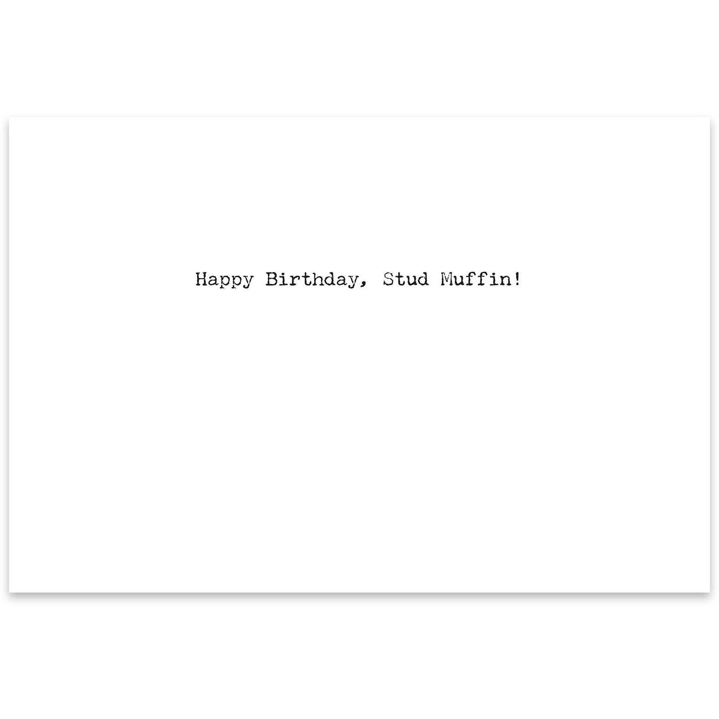 20% Stud Muffin Greeting Card