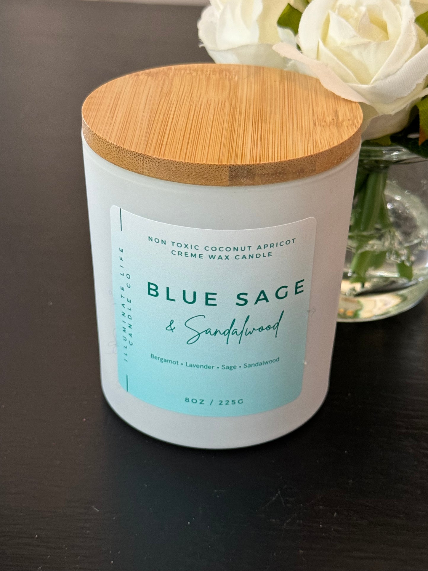 Blue Sage & Sandalwood Illuminate Life Candle
