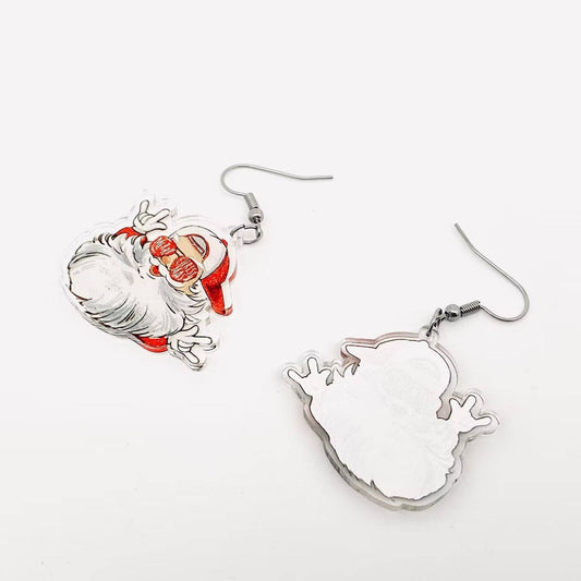 "Cool" Santa Dangle Earrings