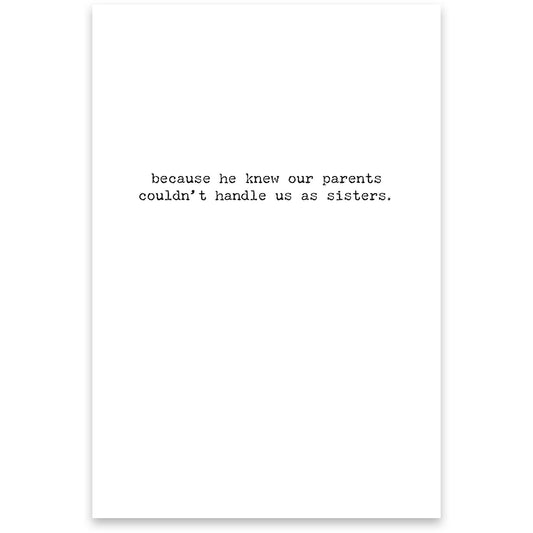 God Made Us Greeting Card