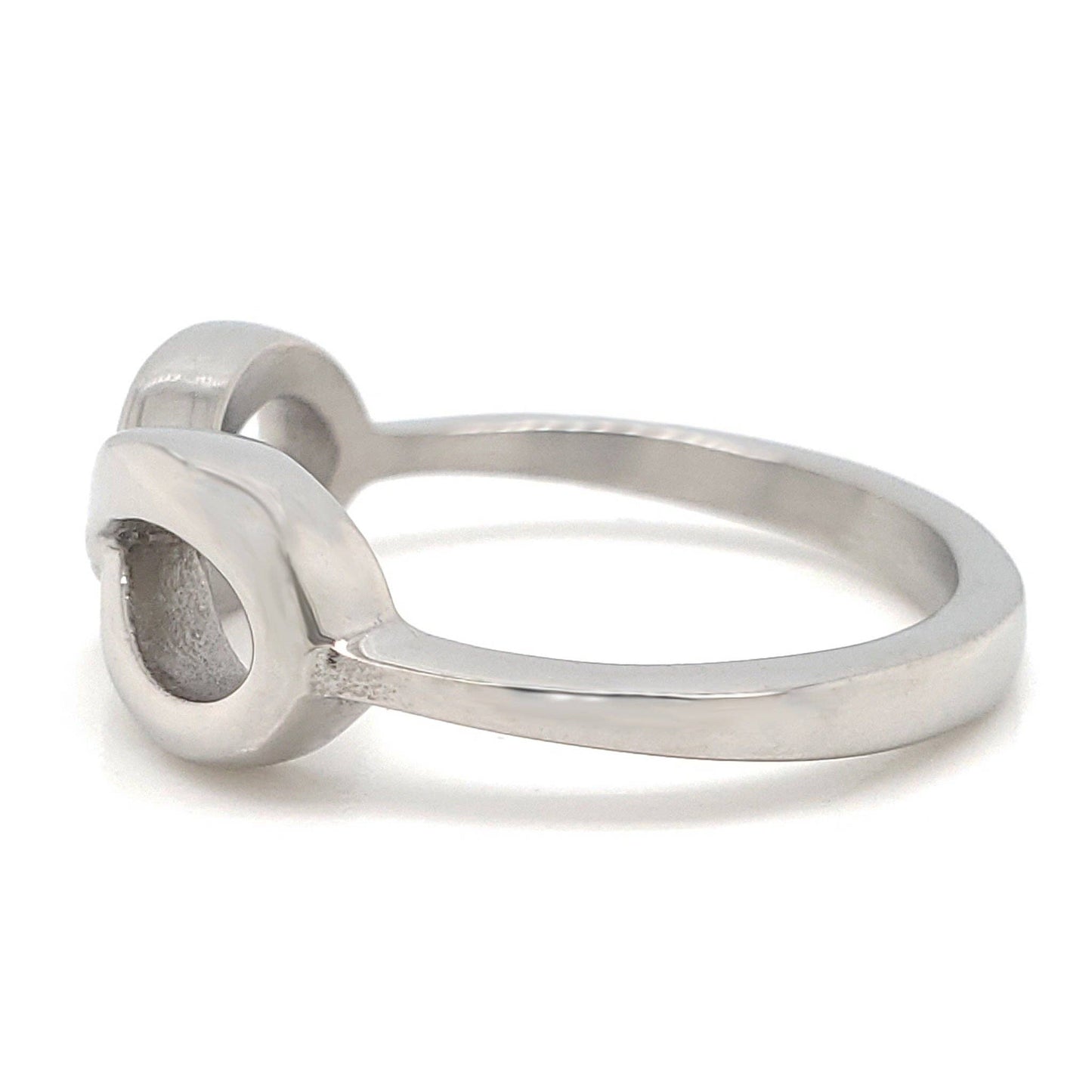 18K Gold Silver PVD Stainless Steel Infinity Ring