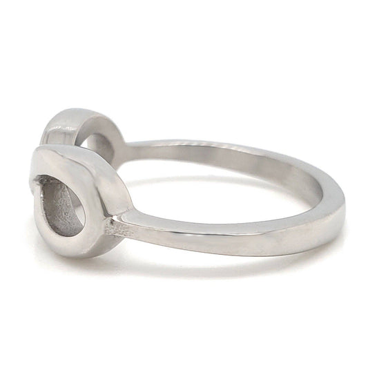 18K Gold Silver PVD Stainless Steel Infinity Ring