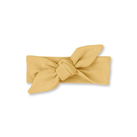 Baby Girl's Mustard Cotton Headband