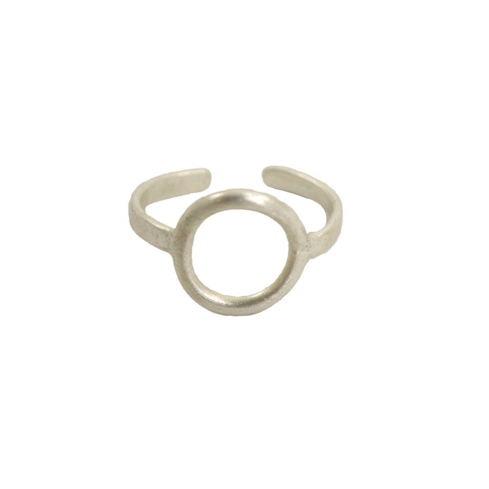 Fair Trade: Silver Petite Circle Ring