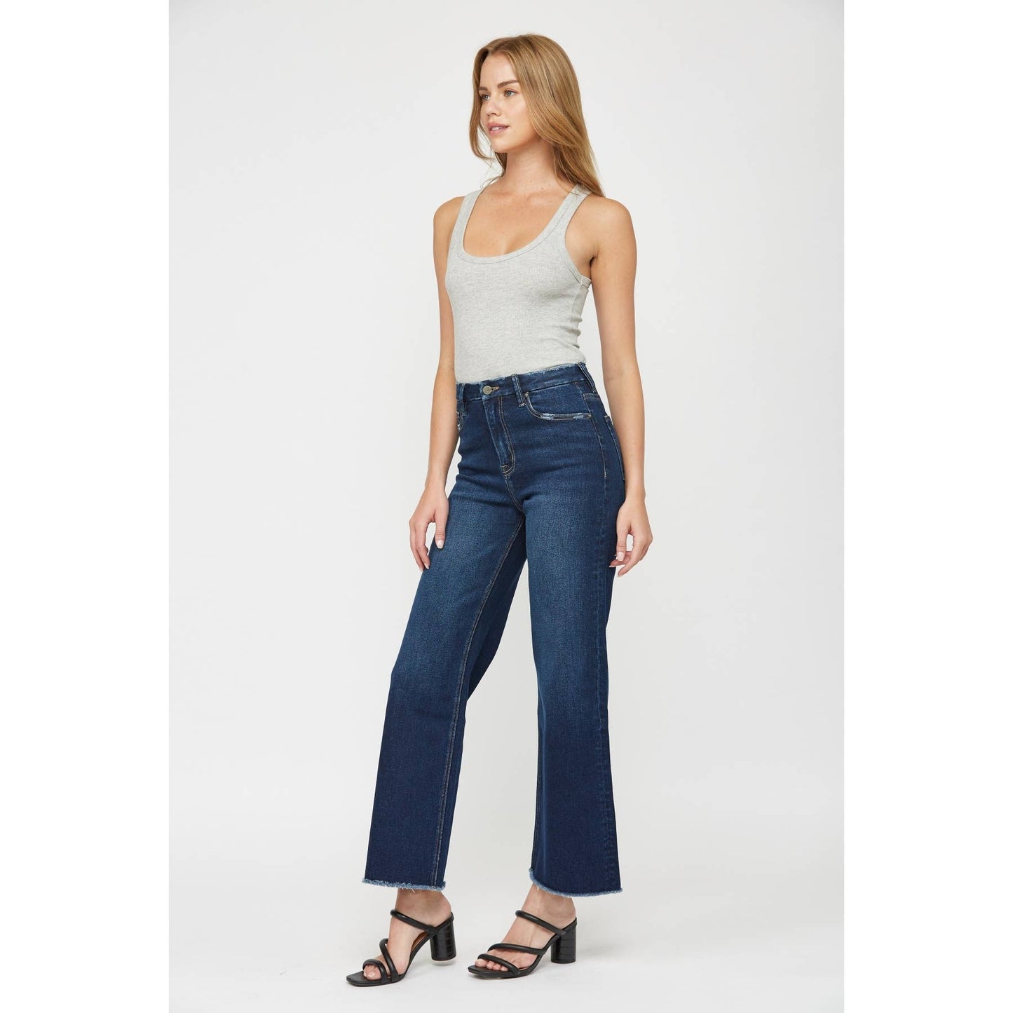Mica Denim Festival Stretch High-Rise Wide Leg Jean