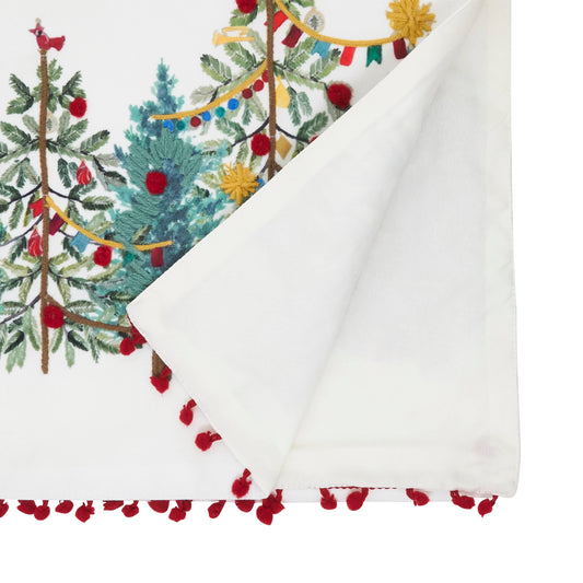 Christmas Trees Design Table Runner: 16"x72"