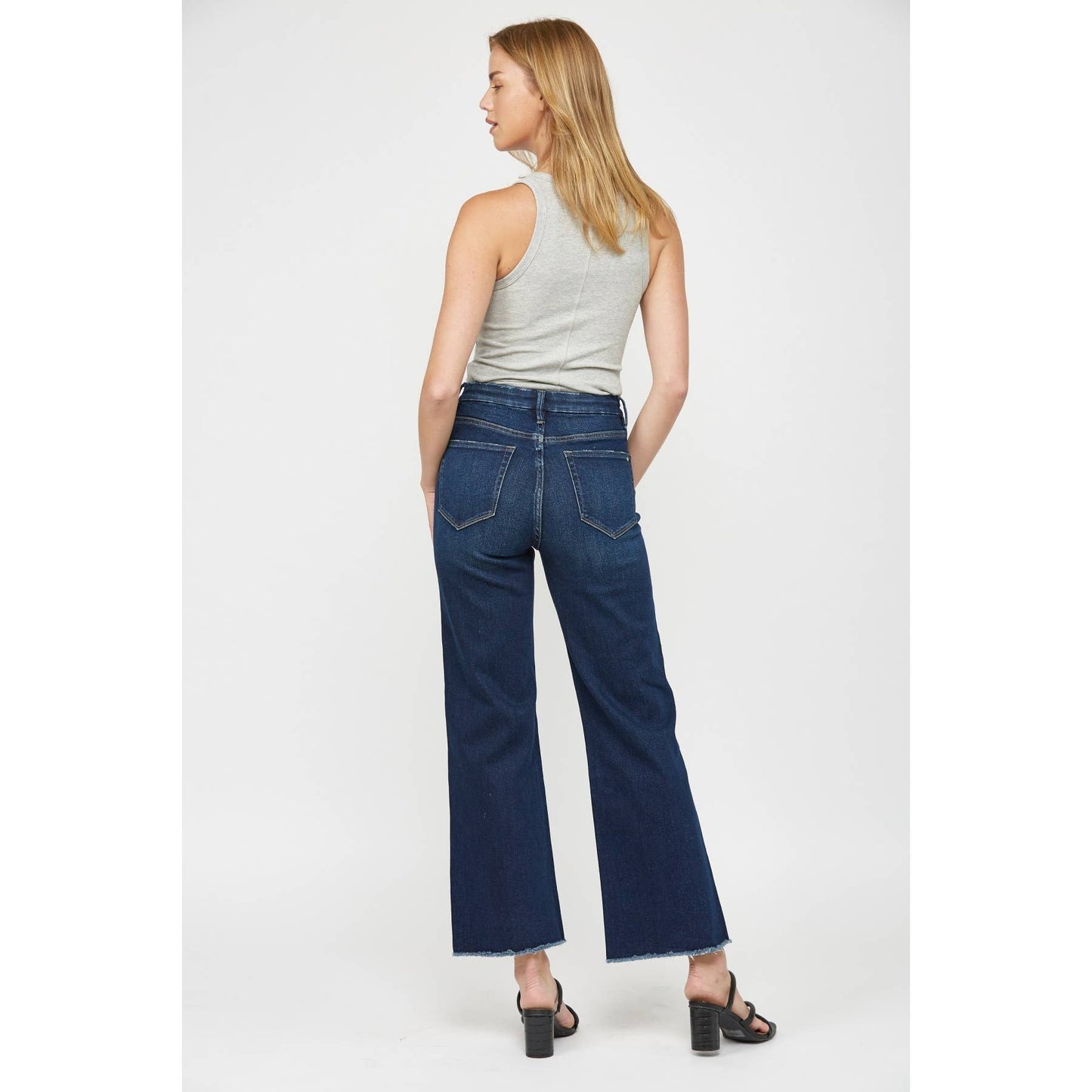 Mica Denim Festival Stretch High-Rise Wide Leg Jean