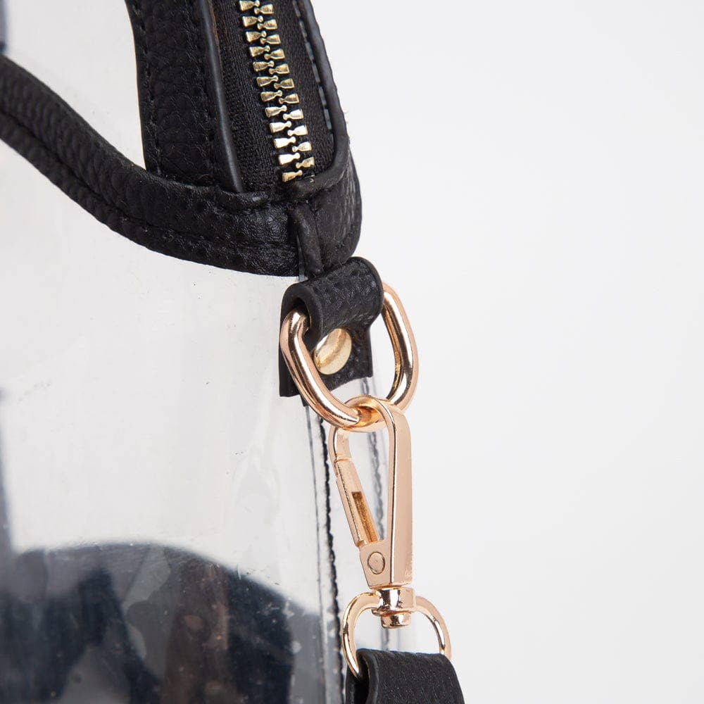 Leopard Clear Mini Crossbody Bag