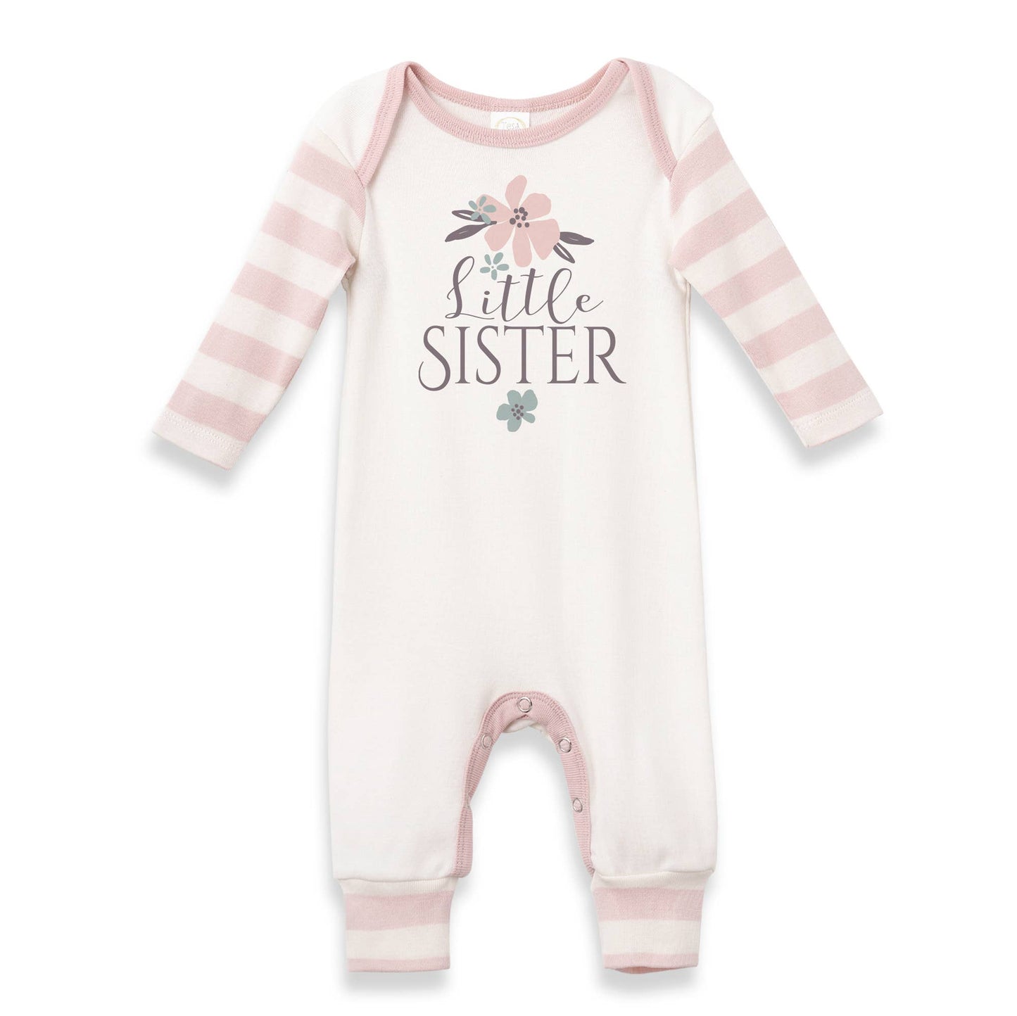 Baby "Little Sister" Bamboo Romper