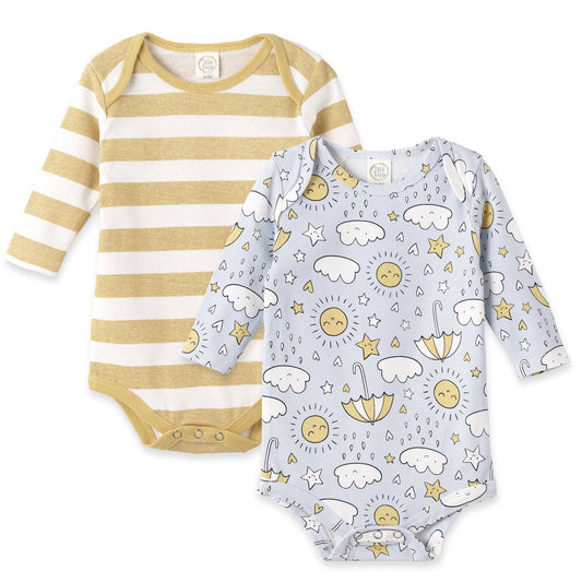 Baby Sunny Splash Set-of-2 Bodysuits - Bamboo & Cotton