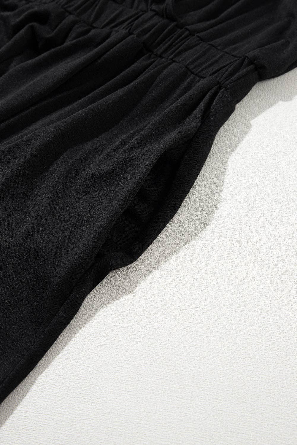 SALE Wide Leg Backless Jumpsuit: Black