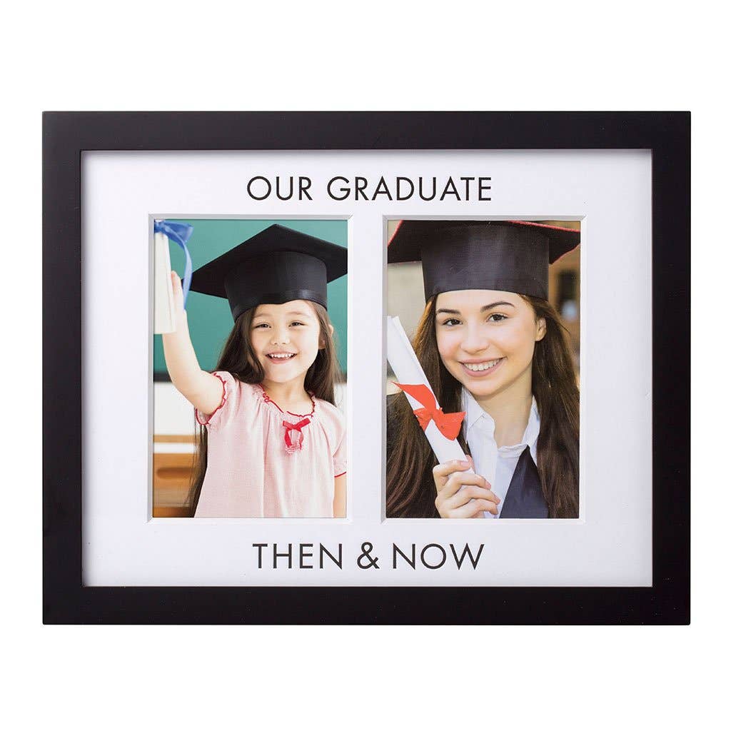 Then & Now Graduation Frame