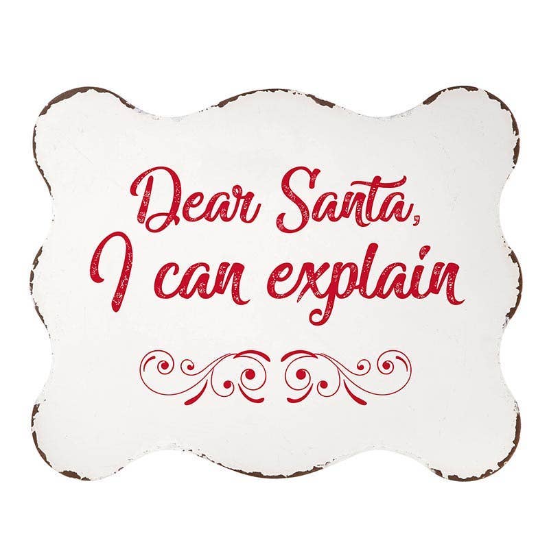 Dear Santa Sign