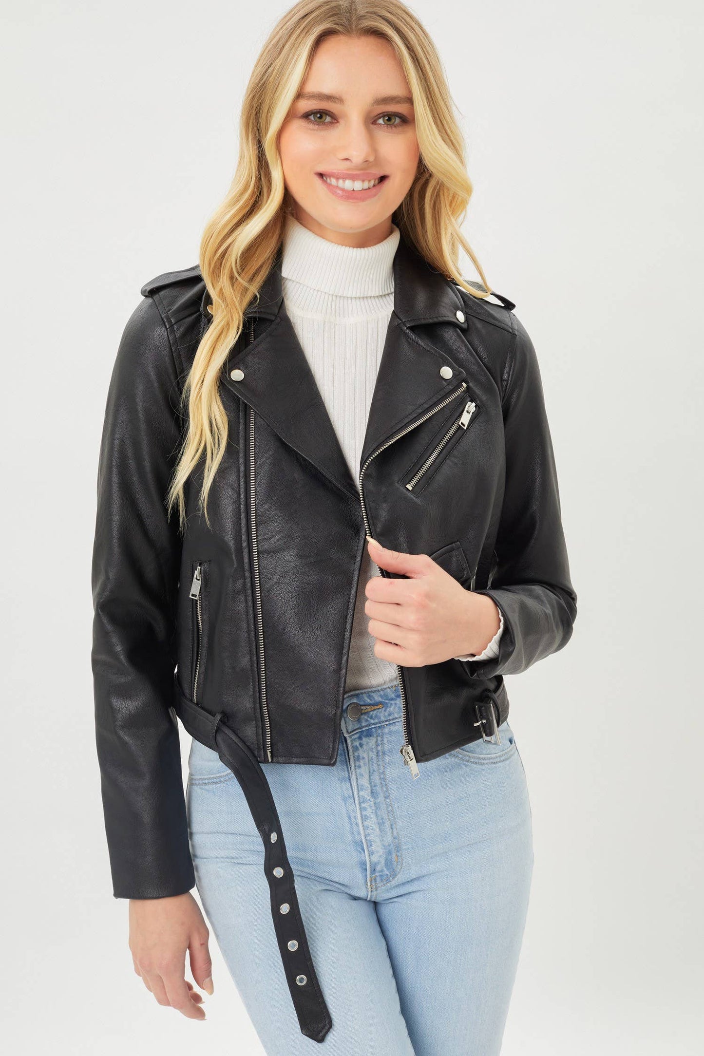 SALE Black Moto Jacket