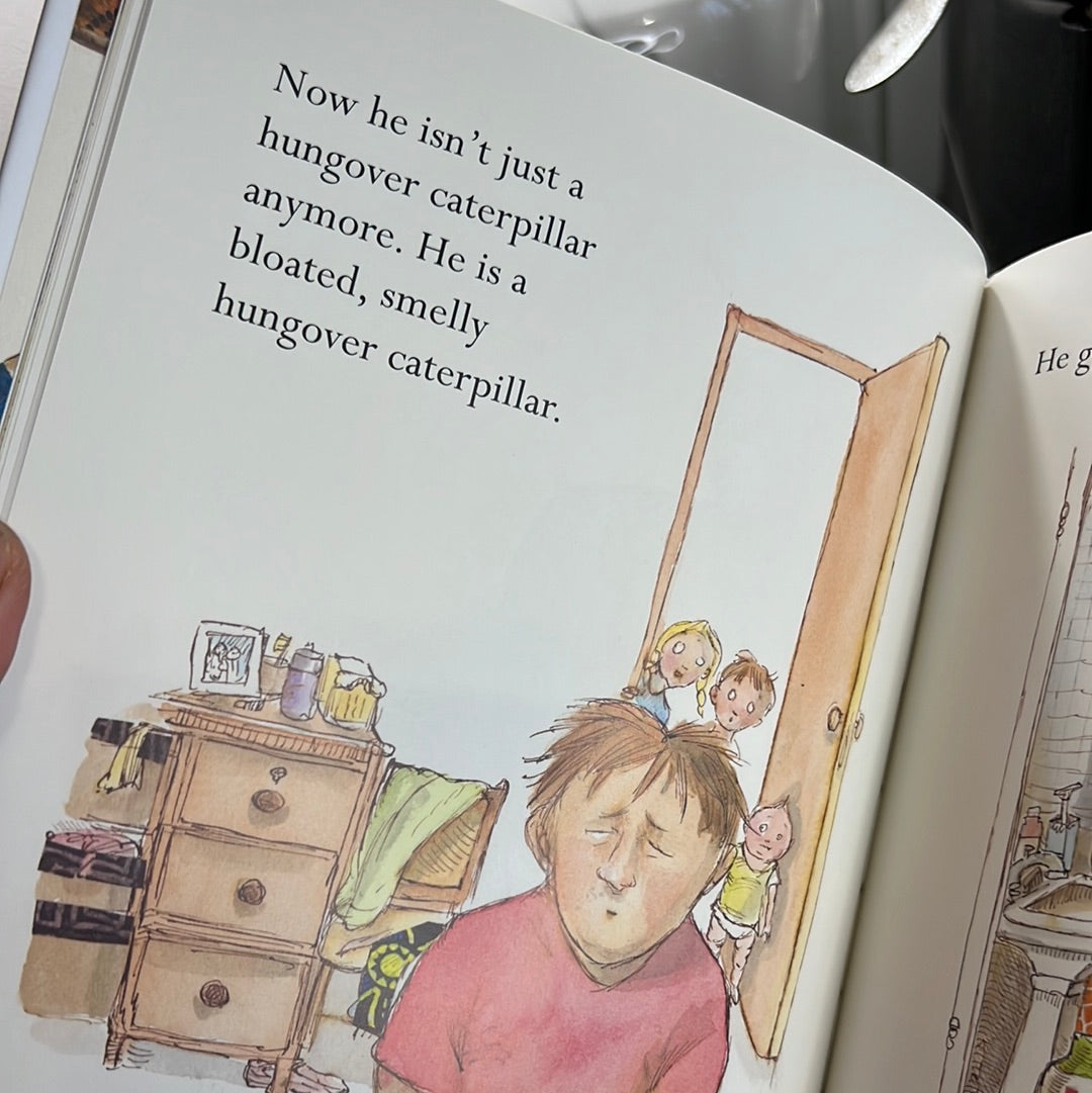 SALE "The Very Hungover Caterpillar" A Parody Hardcover Book