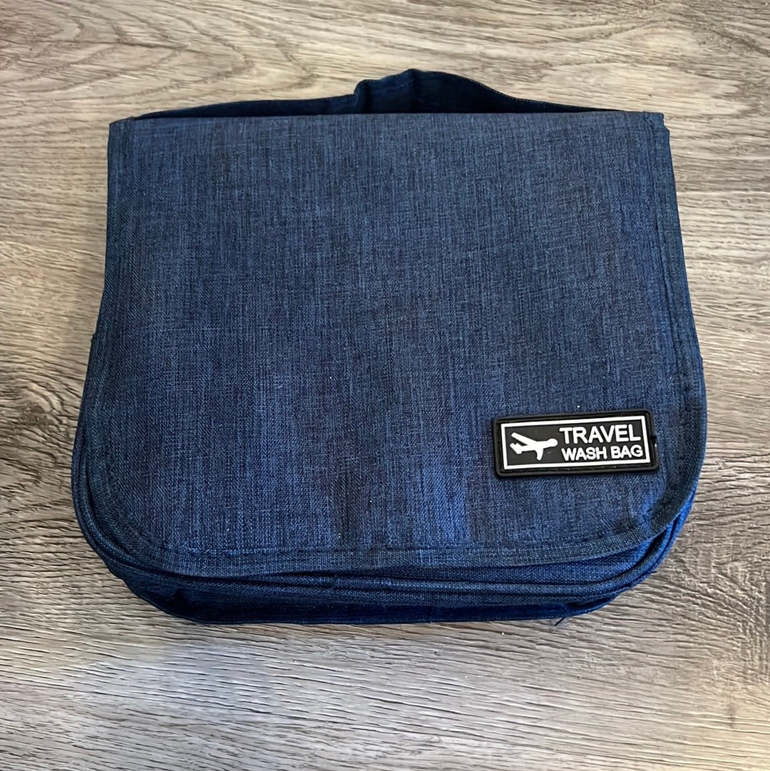 SALE Travel Toiletry/Cosmetiic Bag in Blue, Gray or Maroon