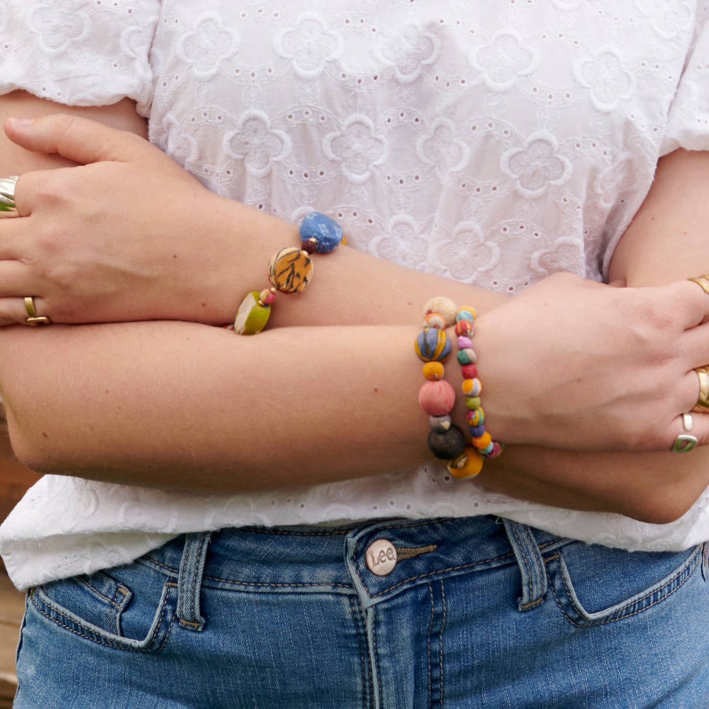 Kantha Poetic Bracelet